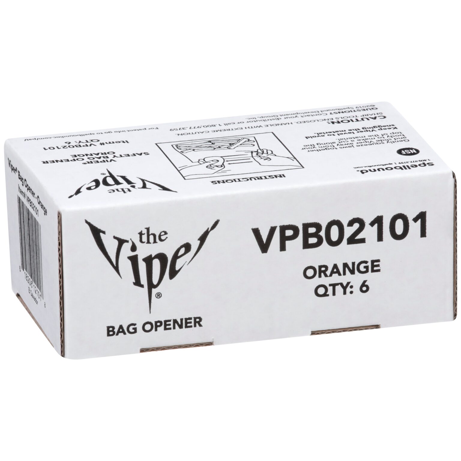 Viper Safety Bag Opener (Orange) A Cut Above The Rest CrewSafe