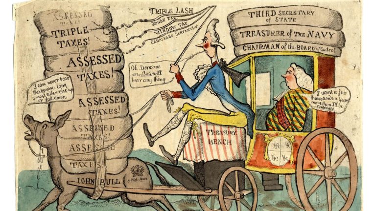 1. Wikimedia Public Domain: Tria Juncta in Uno, or a Ministerial Mode of paying Triple Taxes!